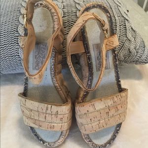 💛🧡🤎Vintage Salvatore Ferragamo Cork Platform